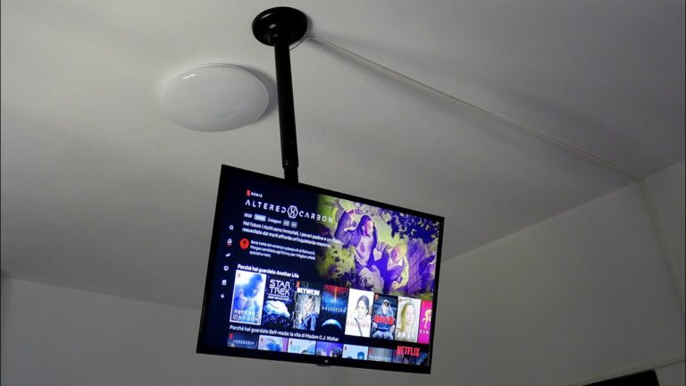Rivoluzionario: La TV sospesa al soffitto che trasforma la tua casa!