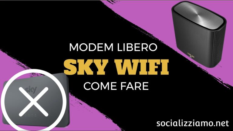 Configurazione modem Sky WiFi: la guida essenziale per una connessione perfetta