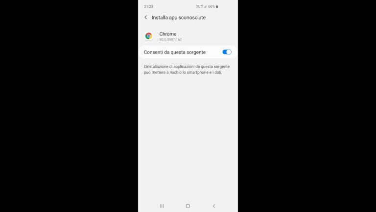 Come disattivare l'installazione di app sconosciute su Android